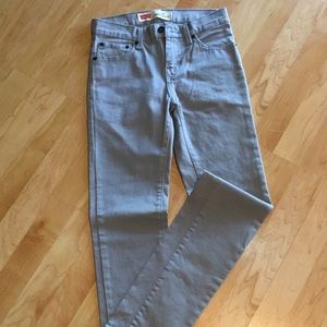 Boys Grey Skinny Jeans by Levi’s